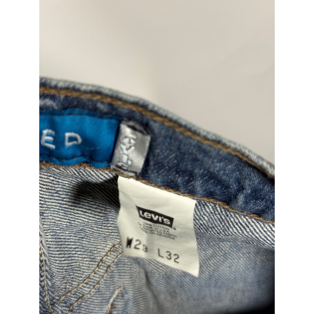 Levis SilverTab Relaxed Fit Jeans Men 29x32 Blue Medium Wash Vintage Made in USA - Picture 7 of 9
